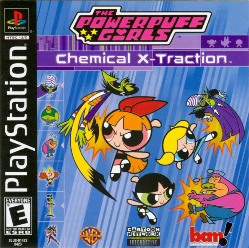 Powerpuff Girls box art for Nintendo 64